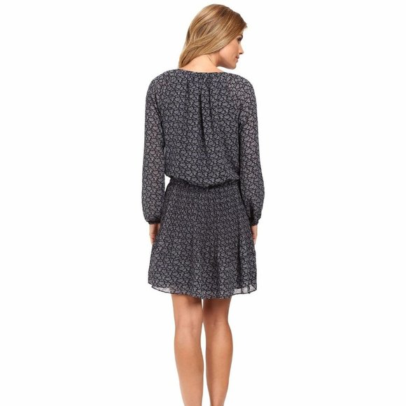 NWT MICHAEL Michael Kors Mini Woodbrook Dress New Navy MSRP$155 - Picture 3 of 4